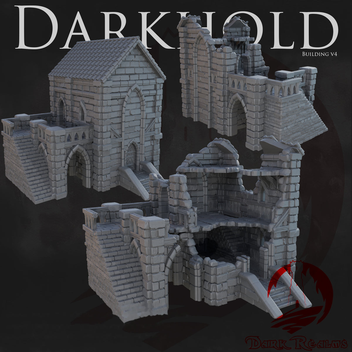 Building v4 – Darkhold Bastion – Tabletop Terrain – product image 1