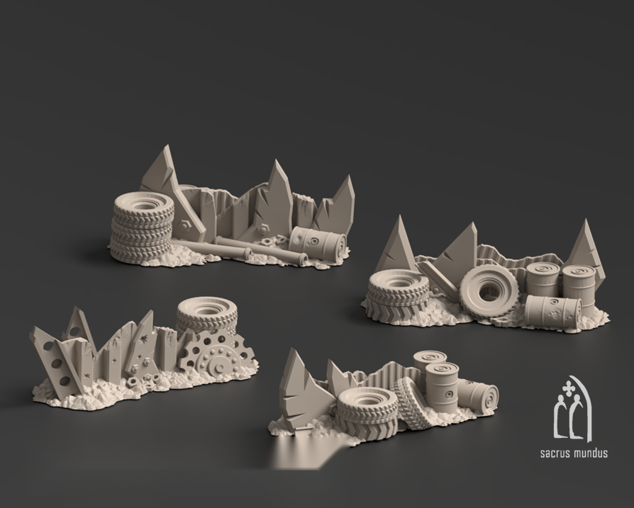 Warpzel-1A, Orc Settlement - Sacrusmundus terrain reference render