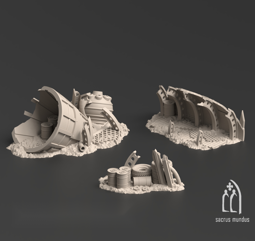 Warpzel-1A, Orc Space Program - Sacrusmundus terrain reference render