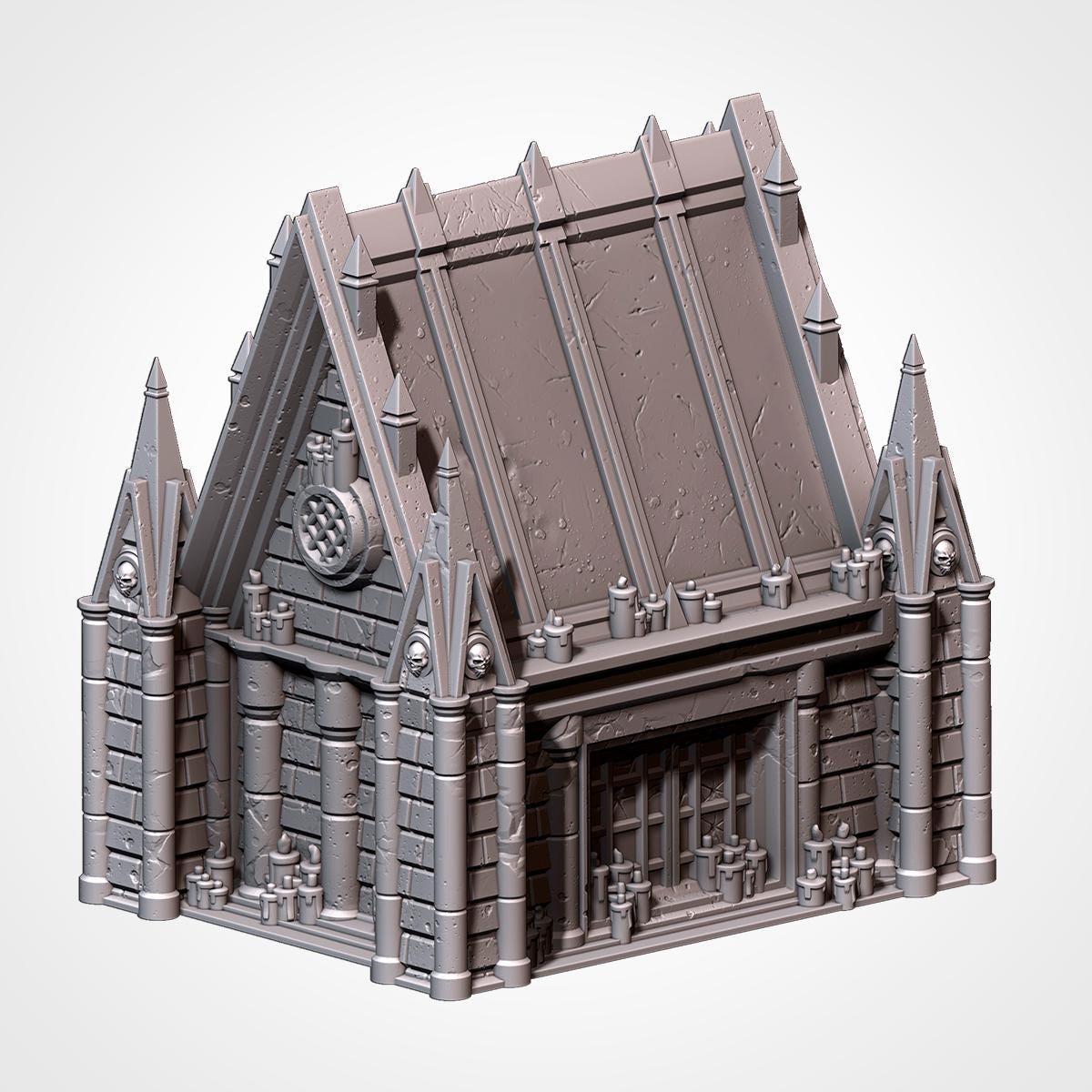 Gothic Graveyard Terrain for Wargaming, DnD, AoS, and LOTR – 3D Printed Cemetery Scenery {By TxarliFactory}