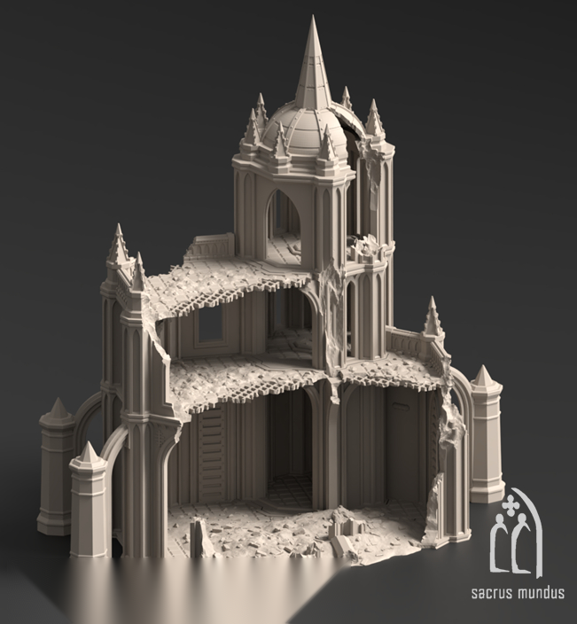 The Desolation of Emerita - Sacrusmundus terrain reference render