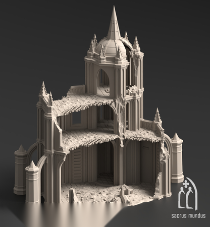 The Desolation of Emerita - Sacrusmundus terrain reference render