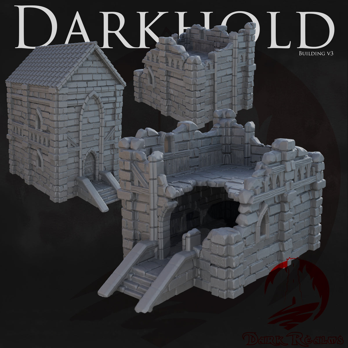 Building v3 – Darkhold Bastion – Tabletop Terrain – product image 1