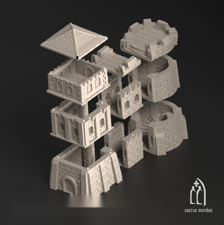 Calamurris, The Medieval World - Sacrusmundus terrain reference render