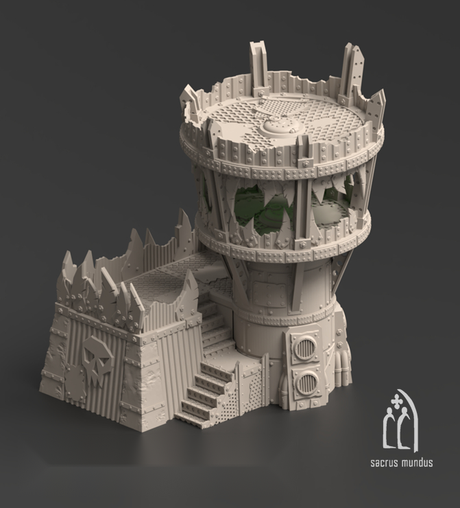 Warpzel-1A, Orc Space Program - Sacrusmundus terrain reference render