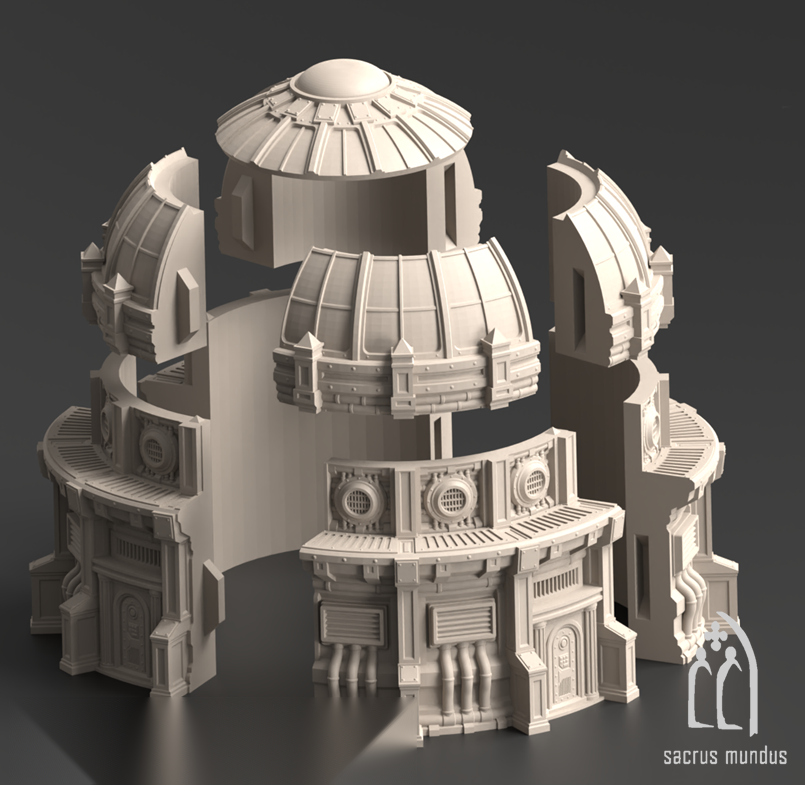 Vigil, The Eternity Domes - Sacrusmundus terrain reference render