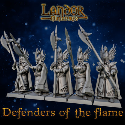 Defenders of the Flame – Landor Miniatures 3D Printed Miniature (32mm) - image 4