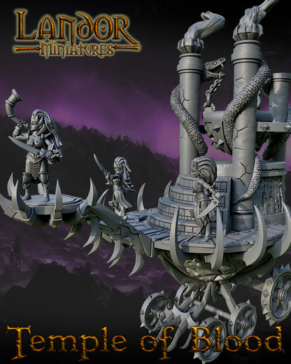 Temple of Blood – Landor Miniatures 3D Printed Miniature (32mm) - image 3