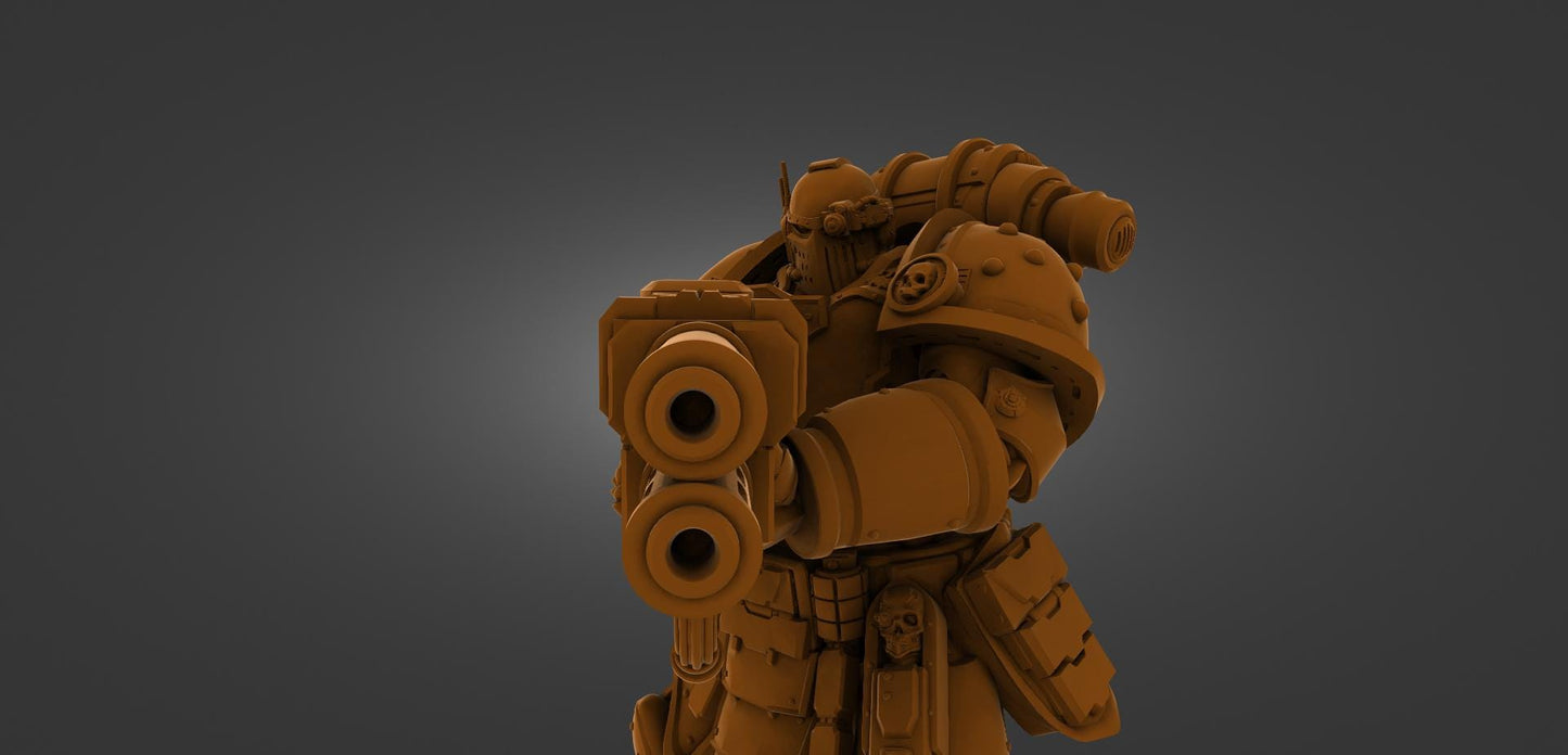 Giant Soldier Marine  5 Poses {By 3DArtGuy}