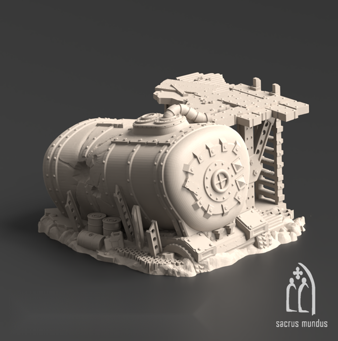 Warpzel-1A, No Git's Land Gulch - Sacrusmundus terrain reference render