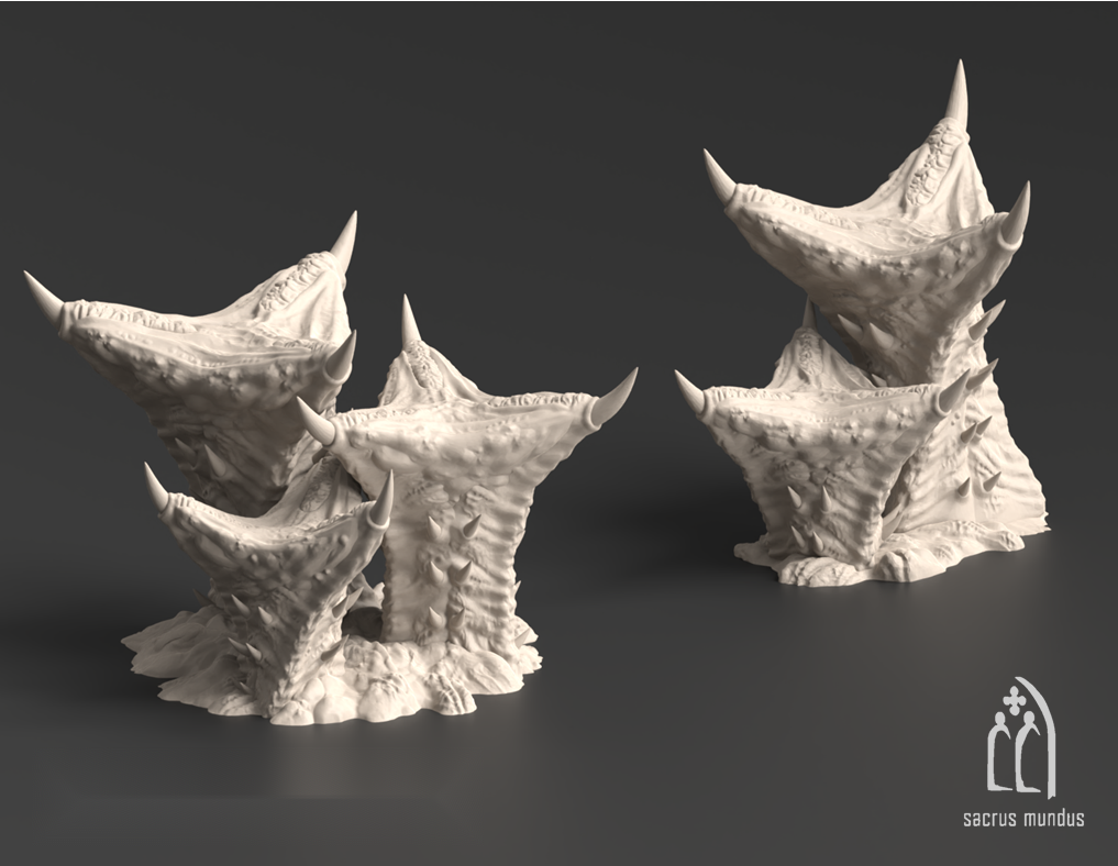 Tulipa, The Assimilated Planet - Sacrusmundus terrain reference render