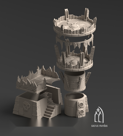 Warpzel-1A, Orc Space Program - Sacrusmundus terrain reference render