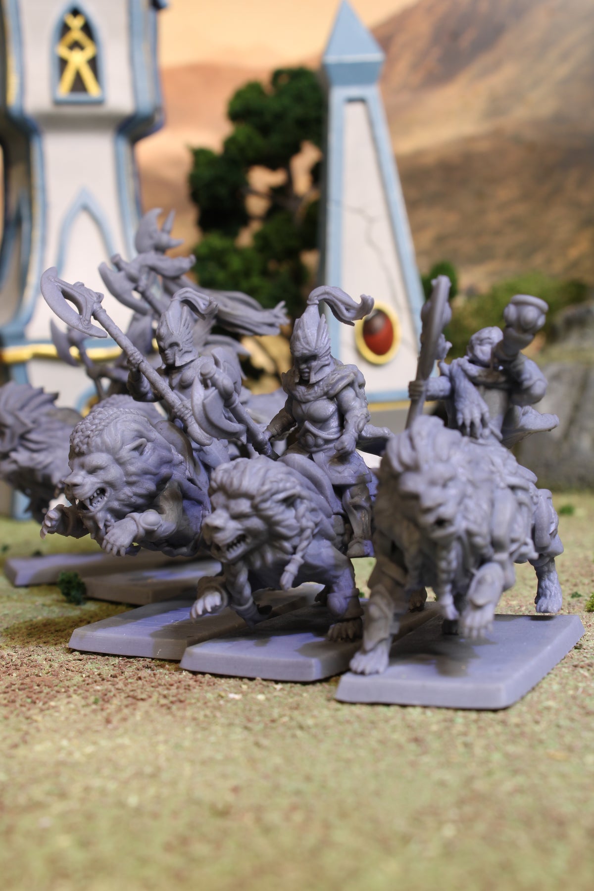Lion Helms – Landor Miniatures 3D Printed Miniature (32mm) - image 3