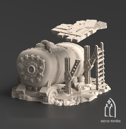 Warpzel-1A, No Git's Land Gulch - Sacrusmundus terrain reference render
