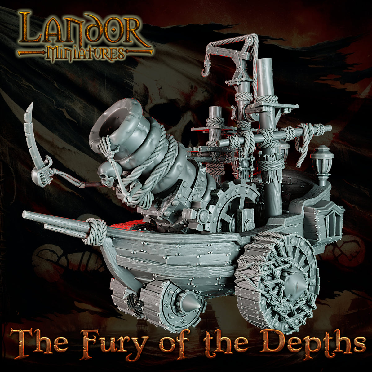The fury of the Depths – Landor Miniatures 3D Printed Miniature (32mm) - image 8