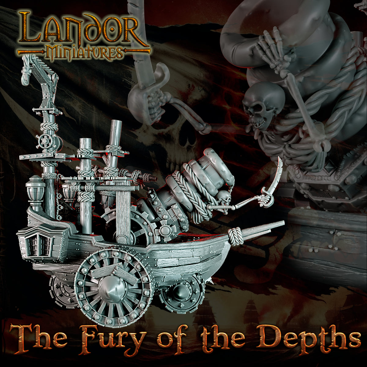 The fury of the Depths – Landor Miniatures 3D Printed Miniature (32mm) - image 9