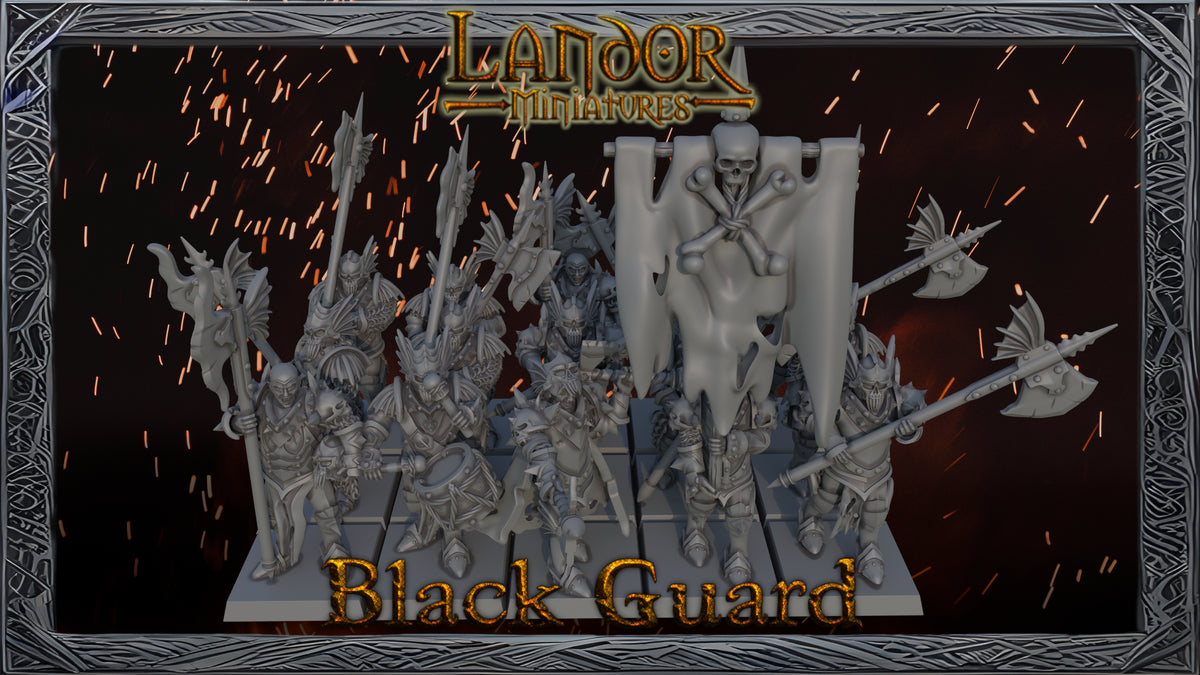 Black Guard – Landor Miniatures 3D Printed Miniature (32mm) - image 6
