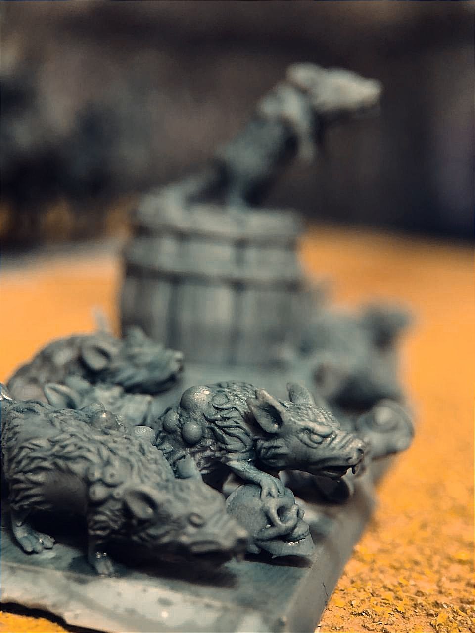 Zombie Ship Rats – Landor Miniatures 3D Printed Miniature (32mm) - image 1
