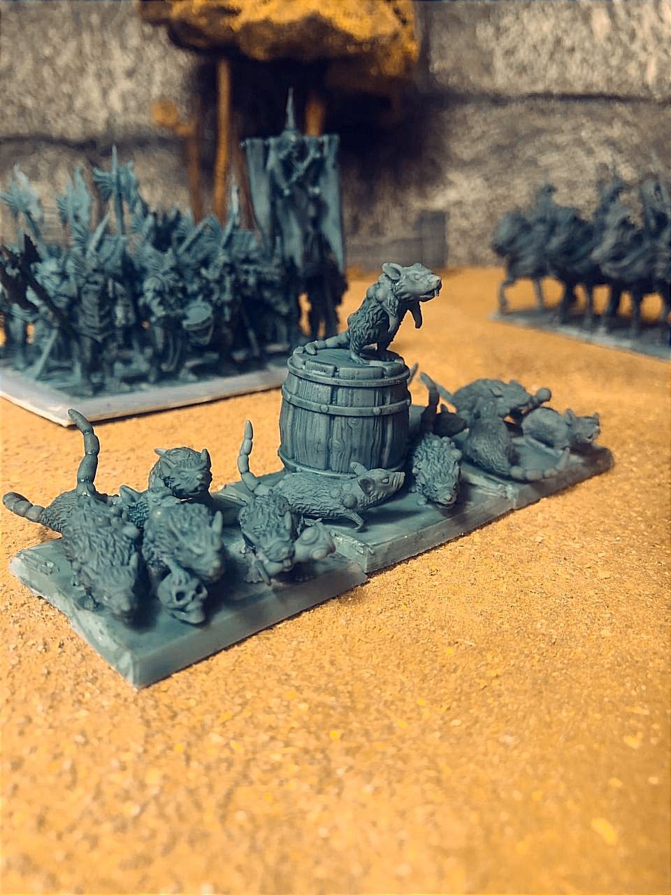 Zombie Ship Rats – Landor Miniatures 3D Printed Miniature (32mm) - image 2
