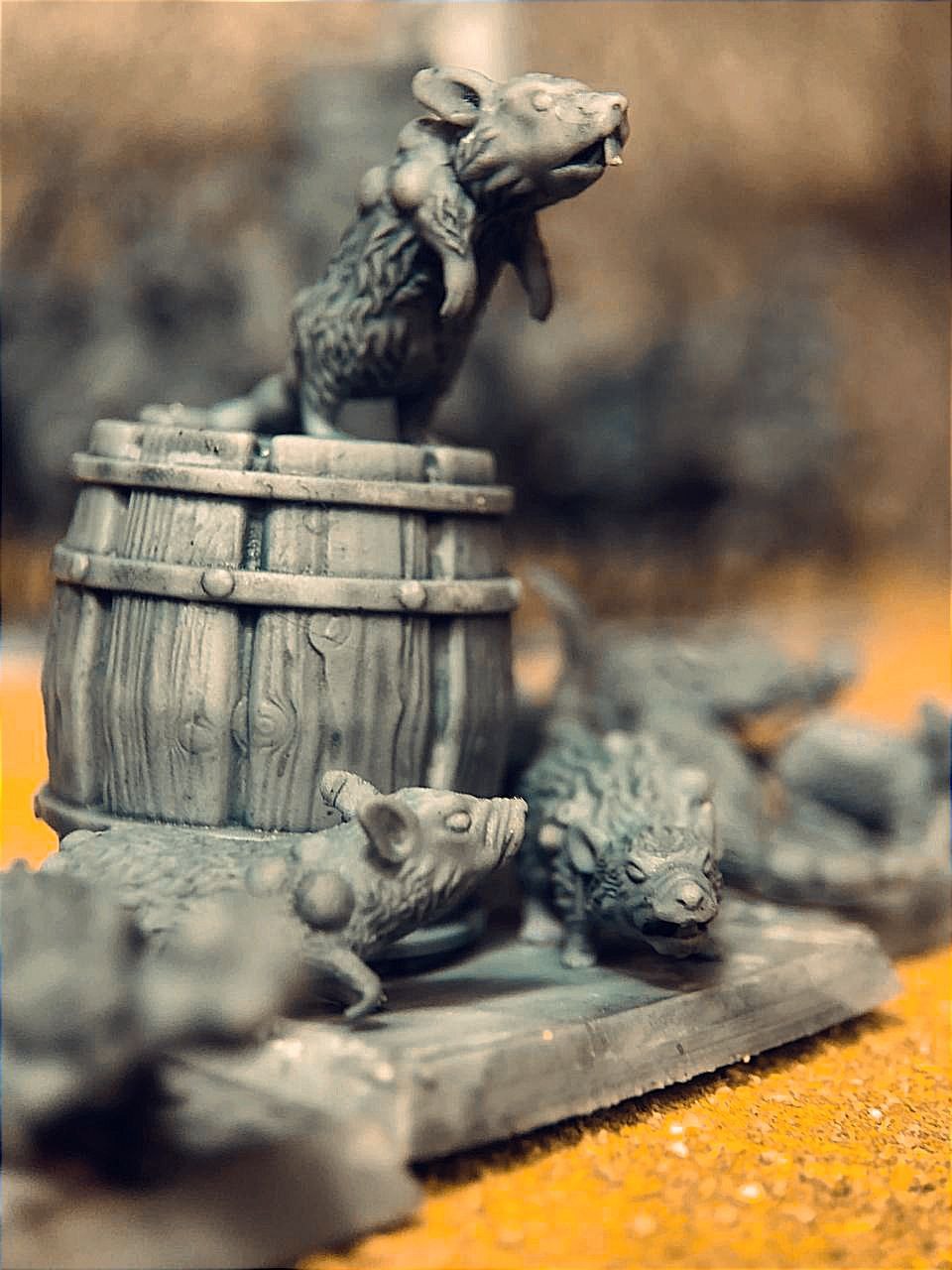 Zombie Ship Rats – Landor Miniatures 3D Printed Miniature (32mm) - image 3