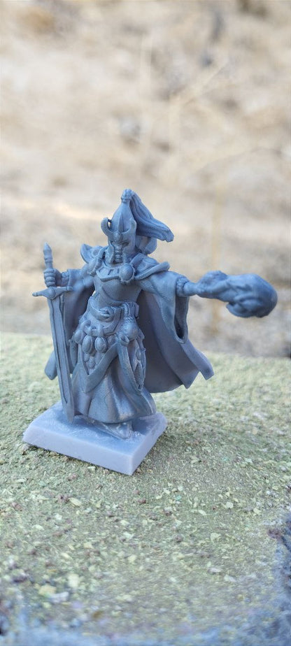 High warrior sorcerer – Landor Miniatures 3D Printed Miniature (32mm) - image 5