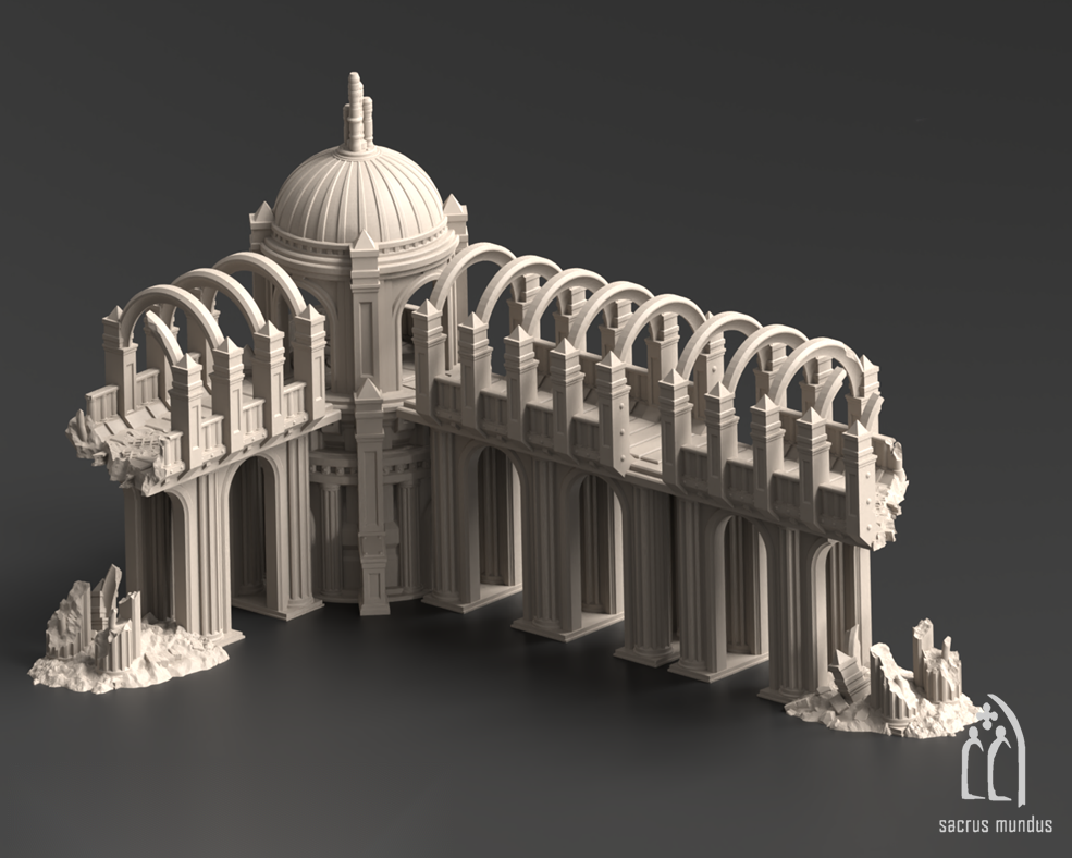 Vigil, The Eternity Domes - Sacrusmundus terrain reference render