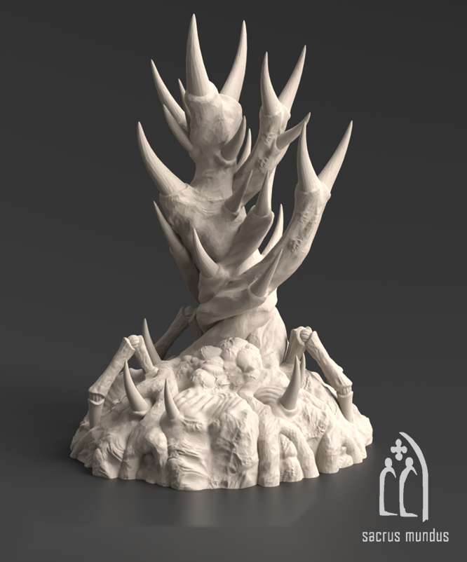 Tulipa, The Assimilated Planet - Sacrusmundus terrain reference render