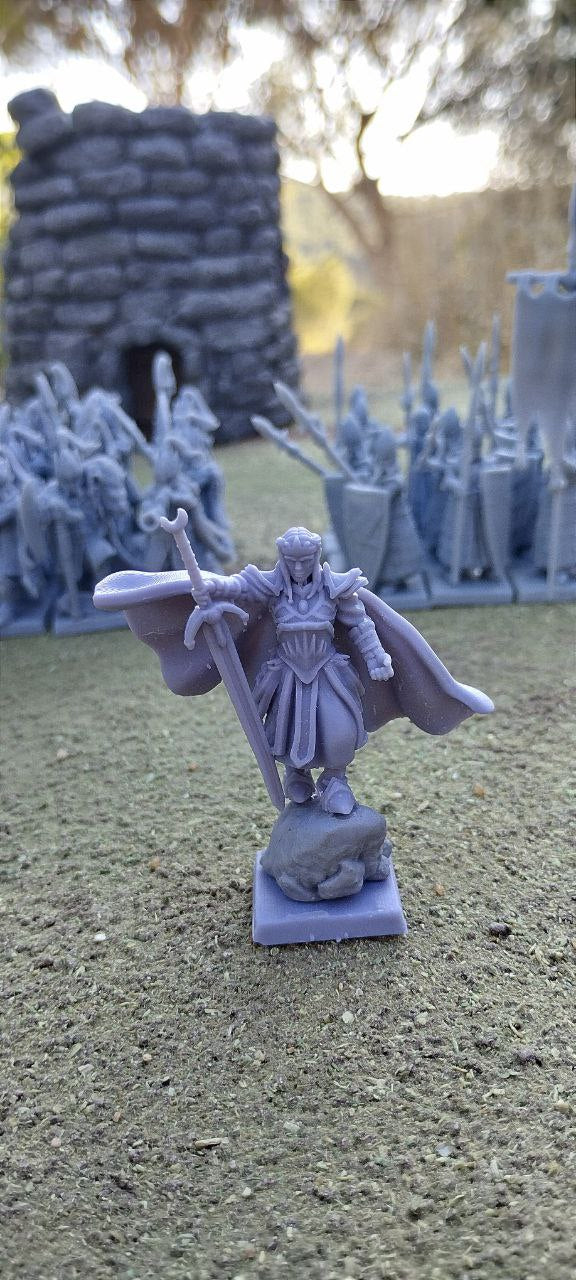 Elven Princess – Landor Miniatures 3D Printed Miniature (32mm) - image 1