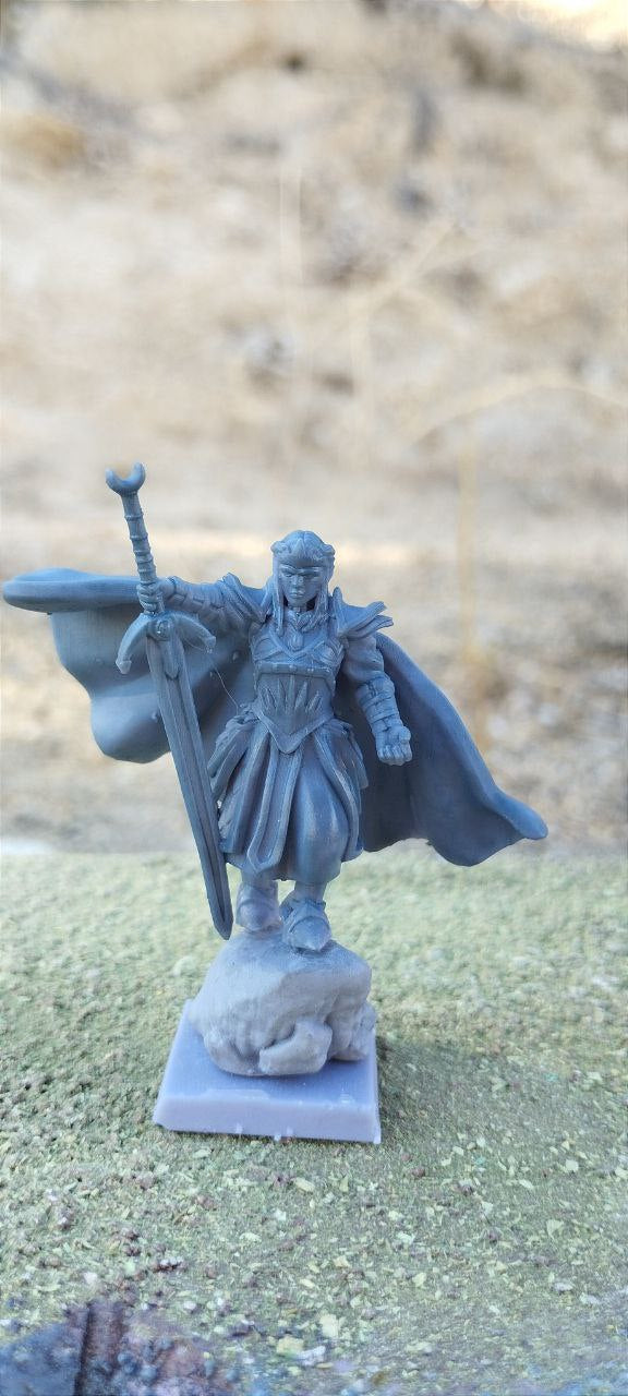 Elven Princess – Landor Miniatures 3D Printed Miniature (32mm) - image 2