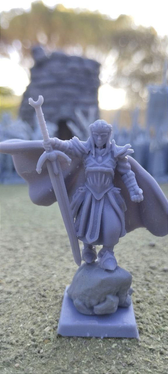 Elven Princess – Landor Miniatures 3D Printed Miniature (32mm) - image 3