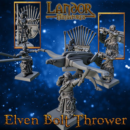 Elven Bolt Thrower – Landor Miniatures 3D Printed Miniature (32mm) - image 9
