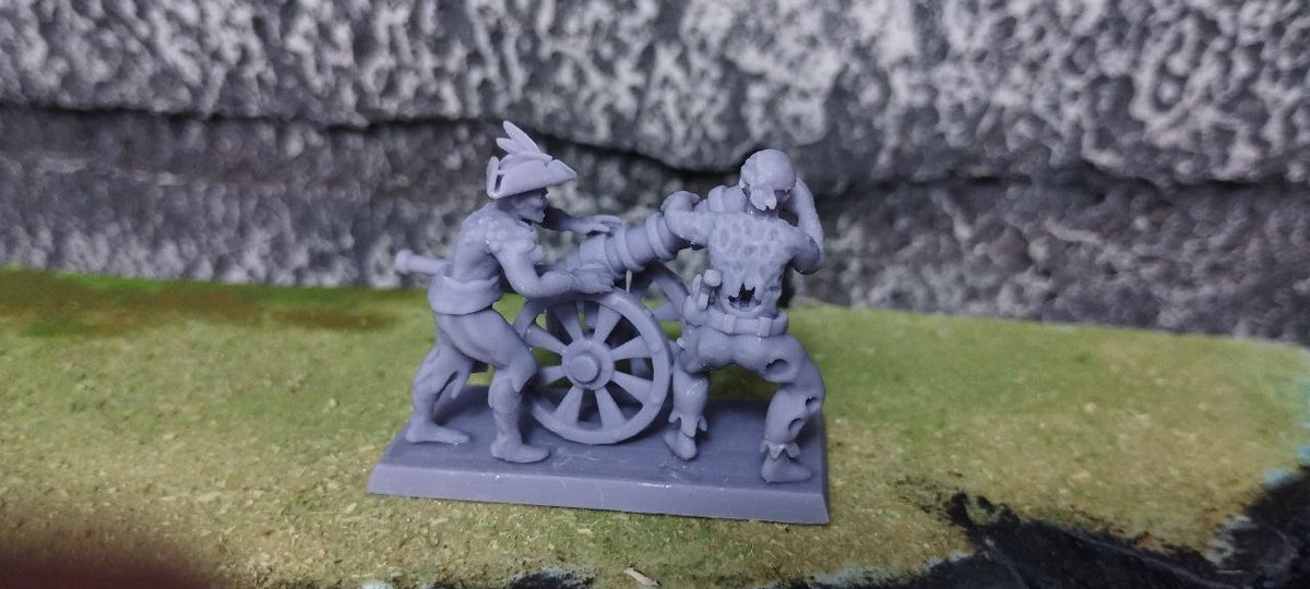 Zombie Pirates Falconets – Landor Miniatures 3D Printed Miniature (32mm) - image 16