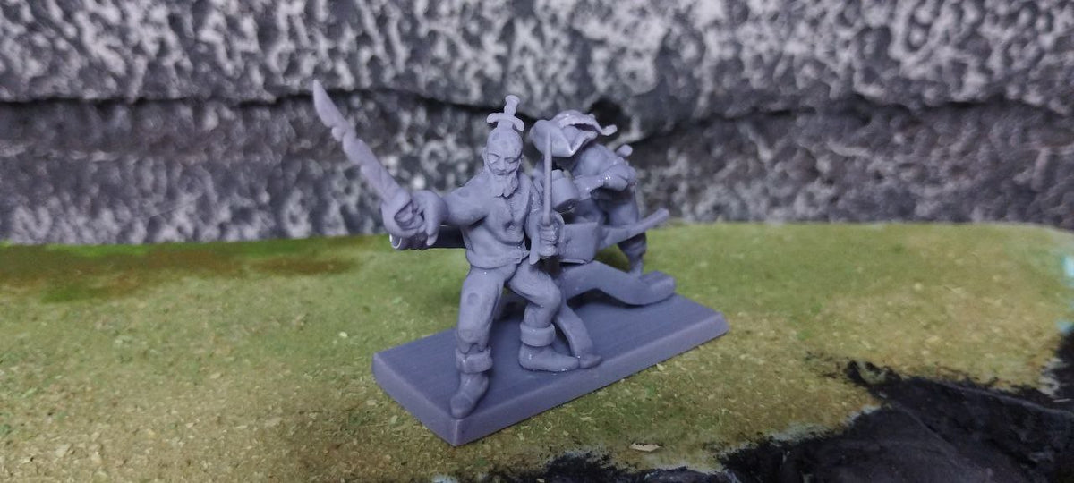 Zombie Pirates Falconets – Landor Miniatures 3D Printed Miniature (32mm) - image 17