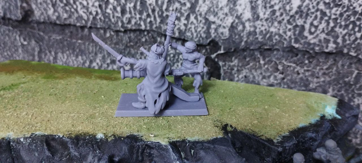 Zombie Pirates Falconets – Landor Miniatures 3D Printed Miniature (32mm) - image 3