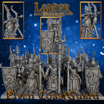 Elven coastguard – Landor Miniatures 3D Printed Miniature (32mm) - image 11