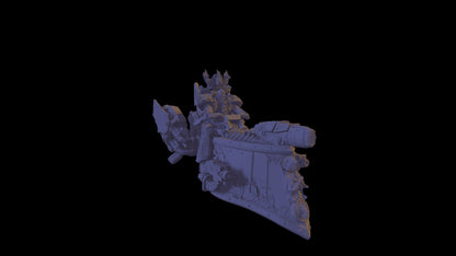 Hoverbike with Soldier 5 Variant Options