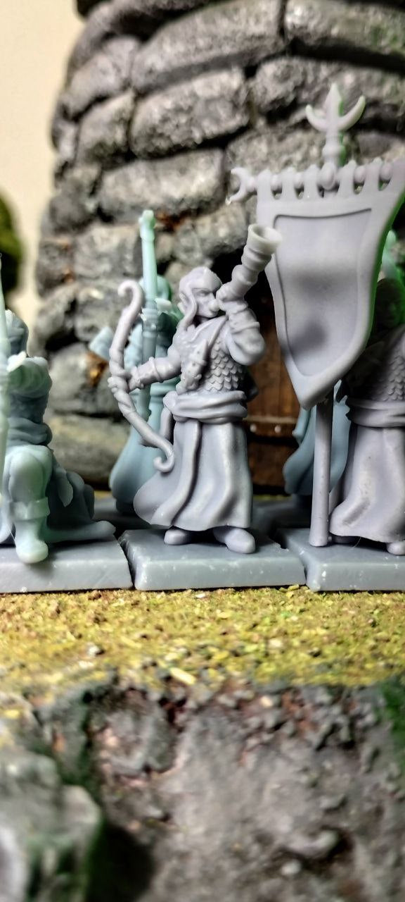 Elven archers – Landor Miniatures 3D Printed Miniature (32mm) - image 11