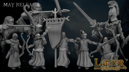 Elven archers – Landor Miniatures 3D Printed Miniature (32mm) - image 14