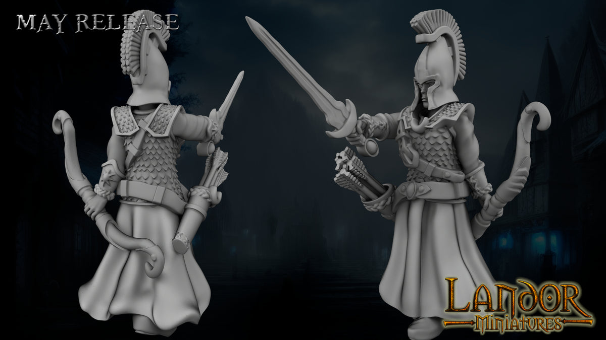 Elven archers – Landor Miniatures 3D Printed Miniature (32mm) - image 7
