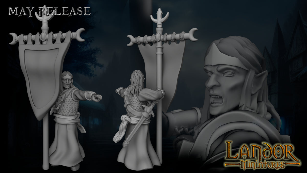 Elven archers – Landor Miniatures 3D Printed Miniature (32mm) - image 13