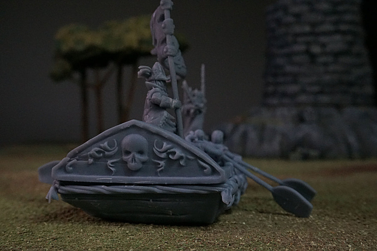 Pirate Rowboat – Landor Miniatures 3D Printed Miniature (32mm) - image 2