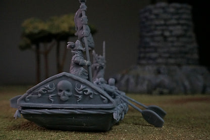 Pirate Rowboat – Landor Miniatures 3D Printed Miniature (32mm) - image 8