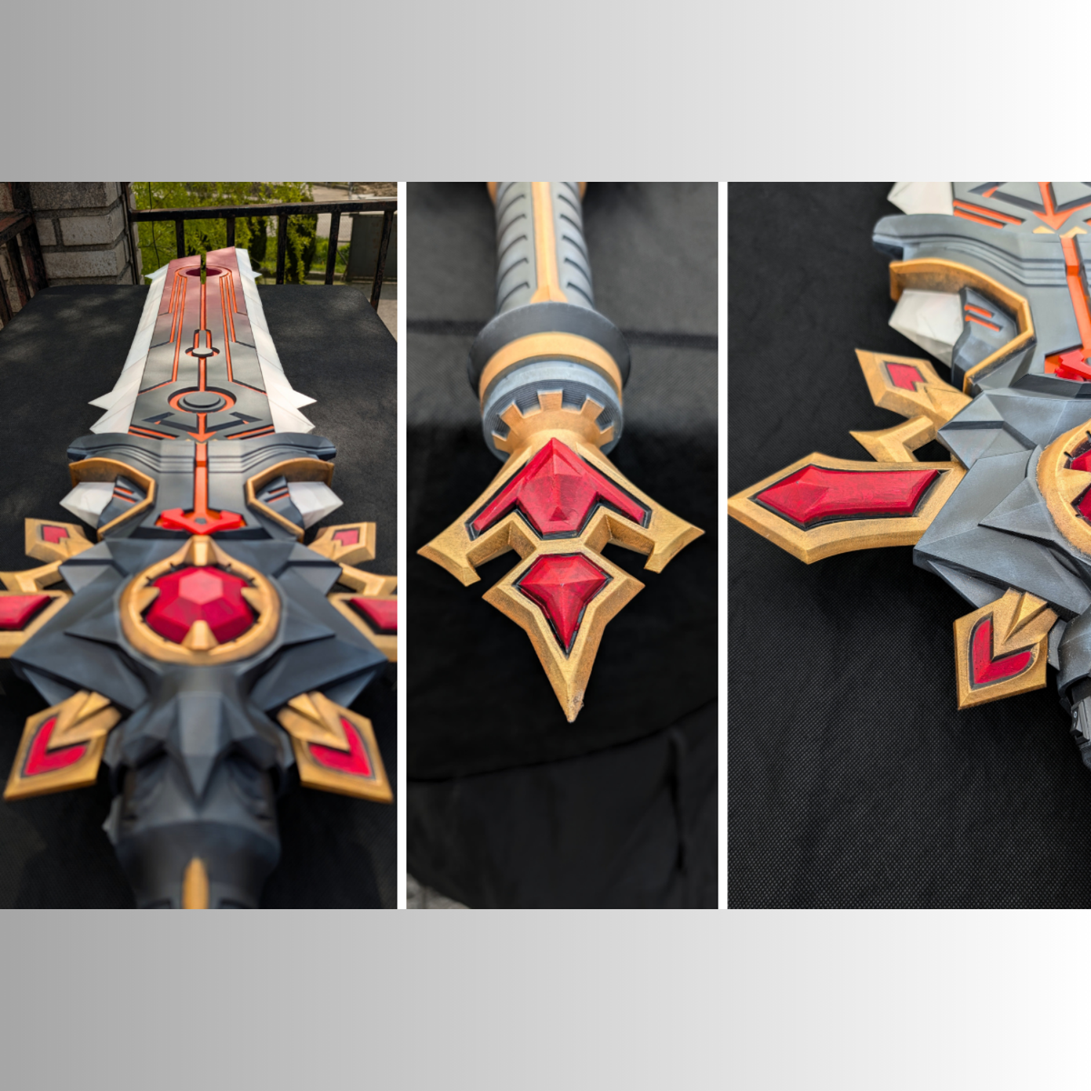 Ashrender Claymore – Full-Scale LED-Ready Cosplay Greatsword