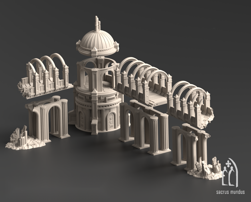 Vigil, The Eternity Domes - Sacrusmundus terrain reference render