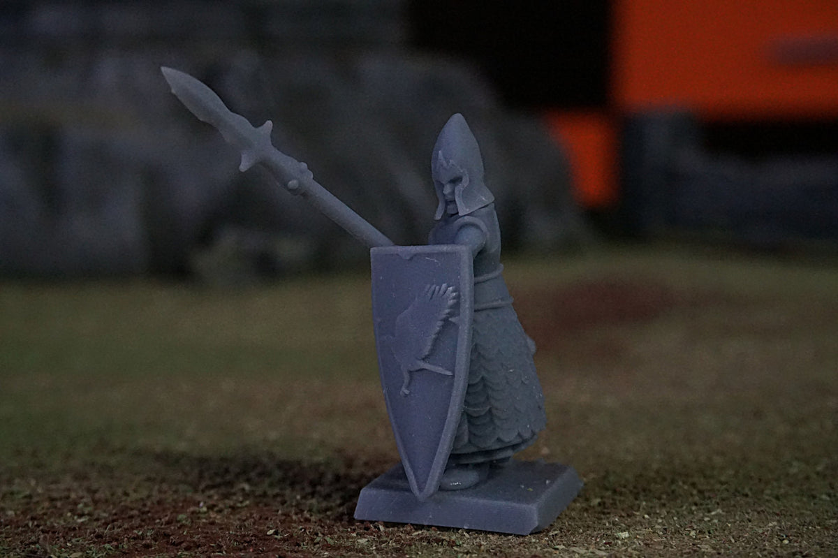 Elven Spearmen – Landor Miniatures 3D Printed Miniature (32mm) - image 4