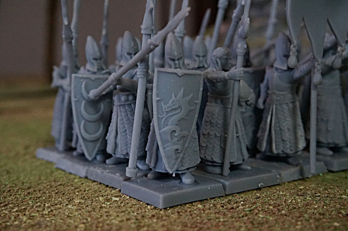 Elven Spearmen – Landor Miniatures 3D Printed Miniature (32mm) - image 9