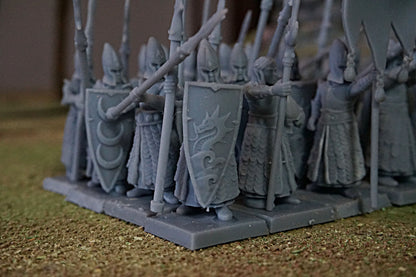 Elven Spearmen – Landor Miniatures 3D Printed Miniature (32mm) - image 9