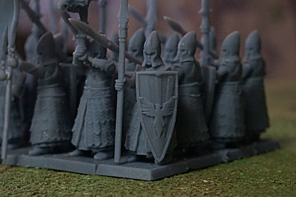 Elven Spearmen – Landor Miniatures 3D Printed Miniature (32mm) - image 6