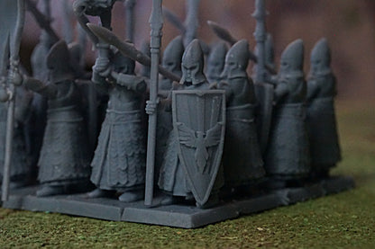 Elven Spearmen – Landor Miniatures 3D Printed Miniature (32mm) - image 6