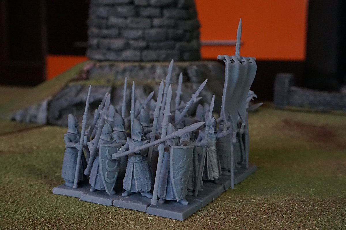 Elven Spearmen – Landor Miniatures 3D Printed Miniature (32mm) - image 10